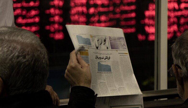 ریزش شاخص بورس تهران در اولین روز معاملات هفته