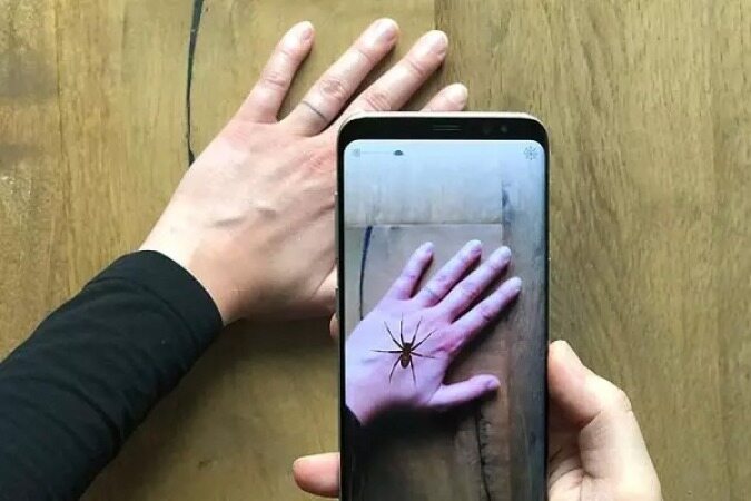 تولید اپلیکیشن واقعیت افزوده برای مقابله با ترس از عنکبوت