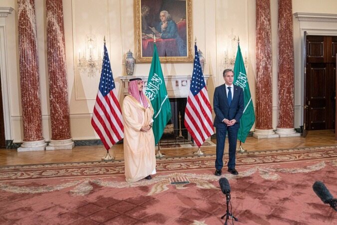 گفت و گوهای وزیران خارجه آمریکا و عربستان درباره ایران و یمن