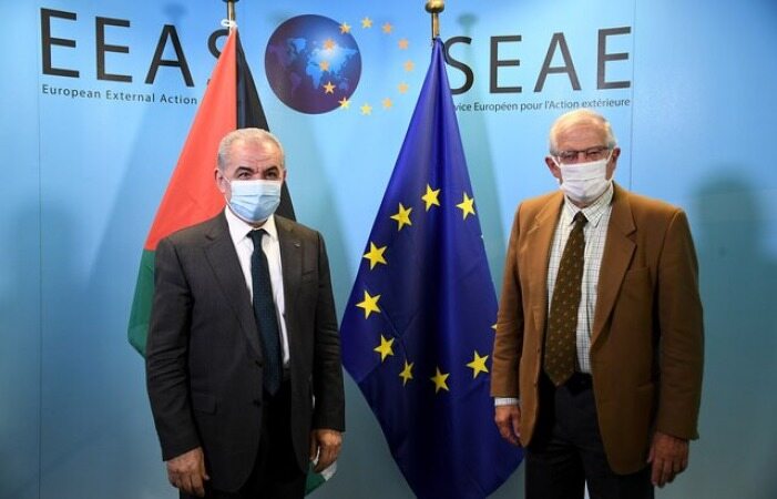 نخست‌وزیر فلسطین اعمال فشار اتحادیه اروپا بر رژیم صهیونیستی را خواستار شد