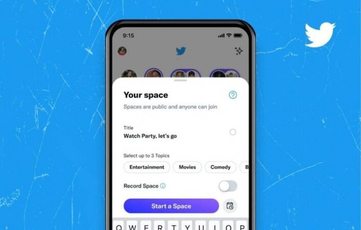 توییتر امکان دسترسی به سرویس Spaces را بدون نیاز به اکانت فراهم می‌کند