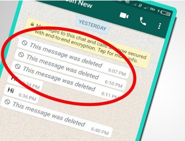نحوه بازیابی پیام های پاک شده واتساپ