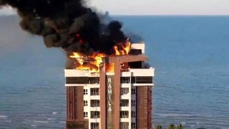 جزییات جدید از آتش‌سوزی برج رامیلا در چالوس