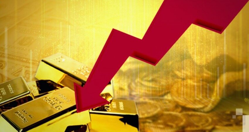 شدید ترین سقوط قیمت طلا در هفته های اخیر
