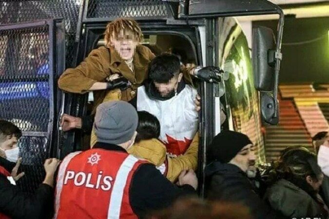بازداشت بیش از ۴۰ نفر از معترضان به دولت ترکیه در استانبول