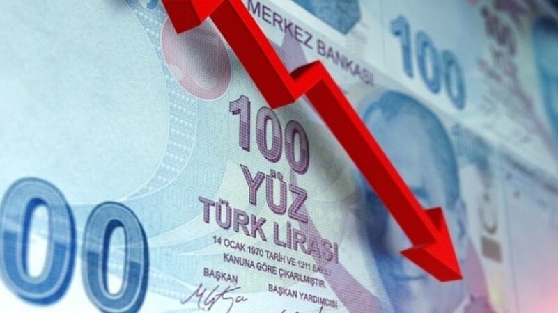 سقوط دوباره ارزش لیر  ترکیه