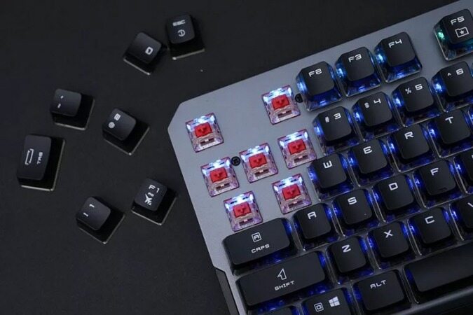 کیبورد جدید MSI با سوییچ‌های مکانیکی اختصاصی تنها به ۳۵ گرم فشار نیاز دارد
