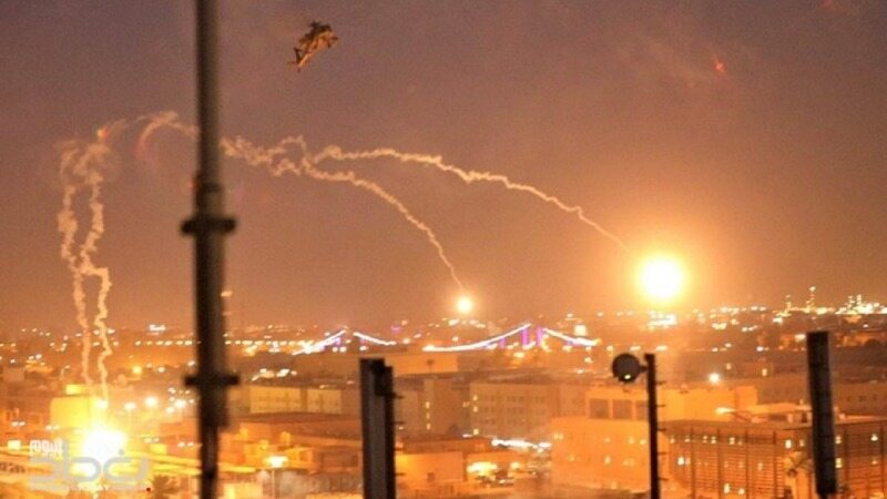 حمله راکتی به سفارت آمریکا در  بغداد