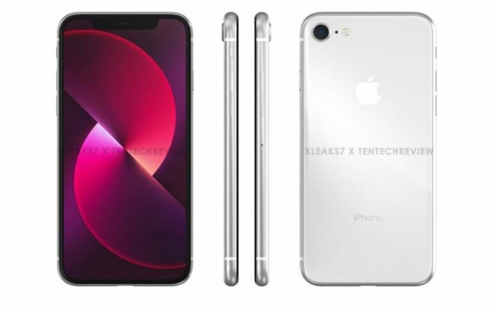 رندرهای جدید آیفون SE 3 طراحی مشابه آیفون XR را نشان می‌دهند