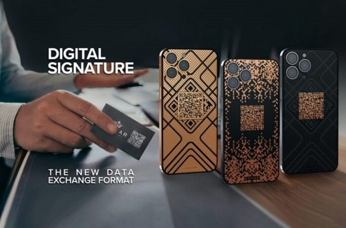 معرفی لوکس ترین آیفون ۱۳ با با یک کد QR طلایی+تصویر