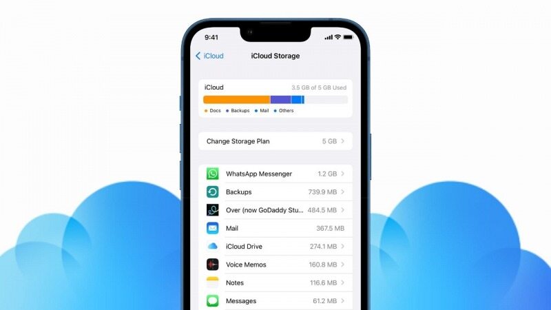 نحوه حذف فایل های واتساپ در iCloud