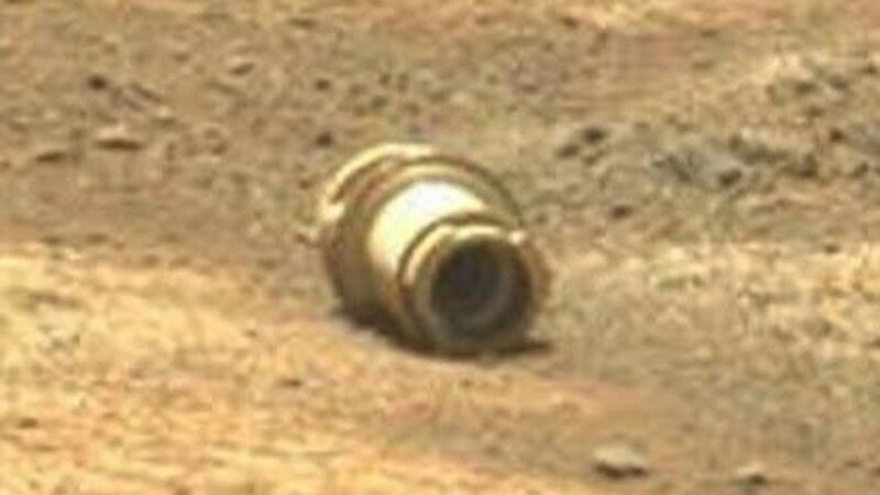 ثبت عکس یک زباله روی مریخ!