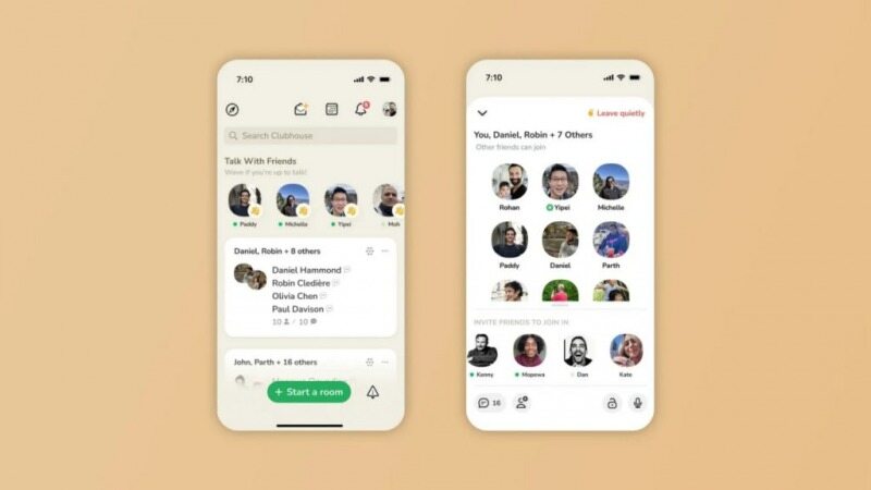 کلاب هاوس با قابلیت Wave Bar امکان نمایش کاربران آنلاین را فراهم کرد