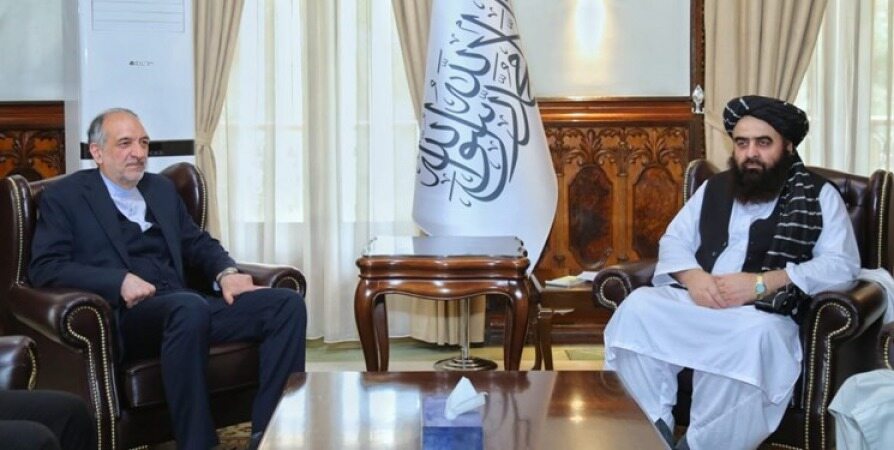 مهاجرین افغانستانی؛ محور دیدار وزیر خارجه طالبان و سفیر ایران در کابل