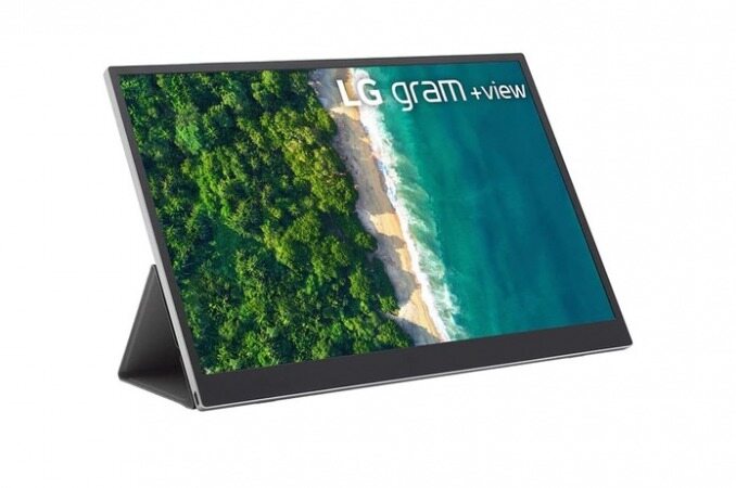 معرفی نمایشگر 16 اینچی قابل حمل Gram +View ال جی 