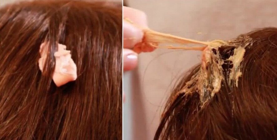 راهکاری آسان برای جدا کردن آدامس از مو