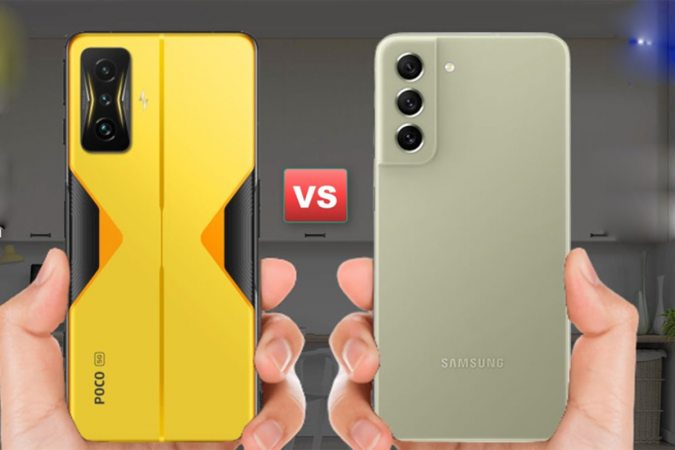 مقایسه گلکسی S21 FE سامسونگ با پوکو F4 GT