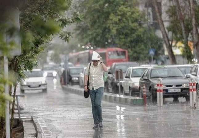 پیش بینی وضعیت هوا تا روز شنبه /باران و وزش باد شدید در ۱۵ استان