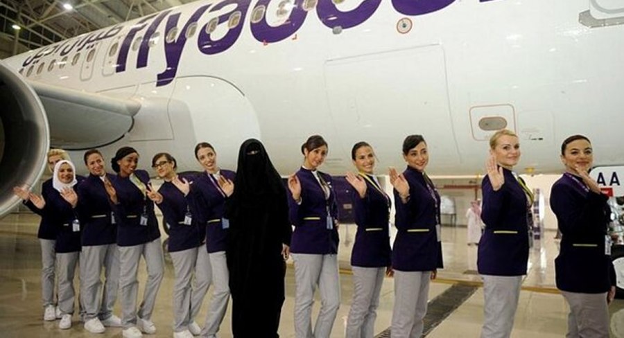 ثبت اولین پروازی در عربستان که خلبان و کلیه خدمه آن زن بودند