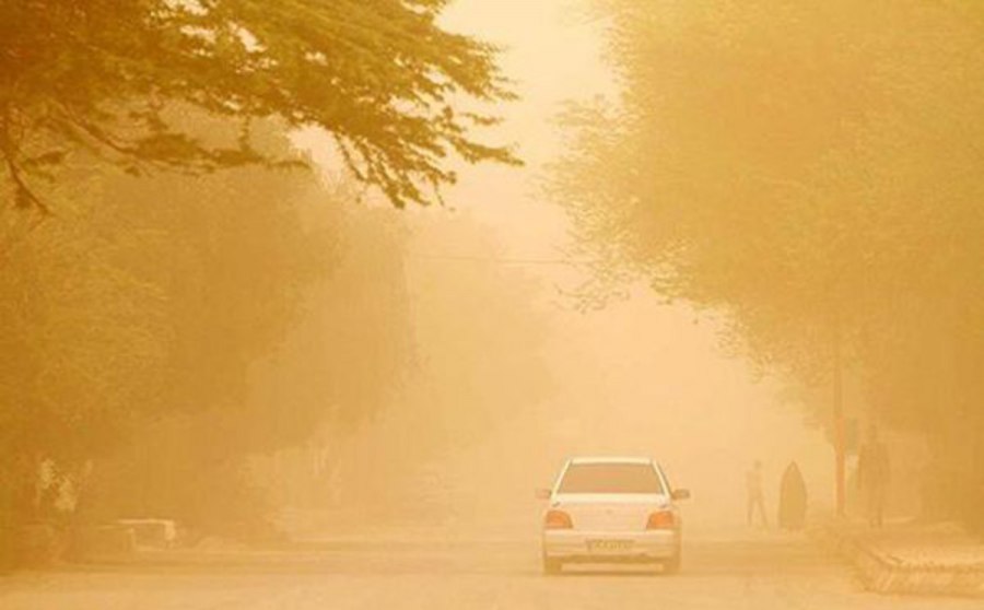  گردوخاک کشور را در بر می‌گیرد