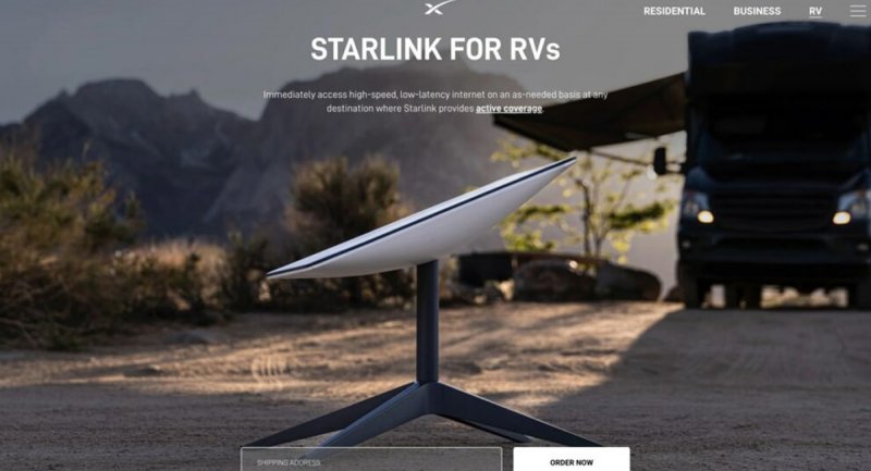 سرویس Starlink for RVs معرفی شد
