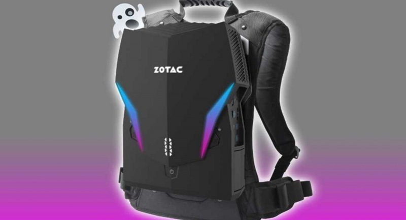 کوله پشتی واقعیت مجازی عجیب Zotac