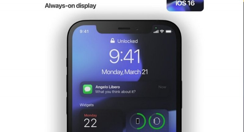 iOS 16 قابلیت نمایشگر همیشه روشن را برای آیفون ۱۴ پرو عرضه می‌کند