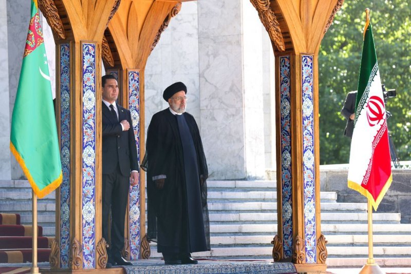 مراسم استقبال رسمی آیت الله رئیسی از رییس جمهور ترکمنستان برگزار شد