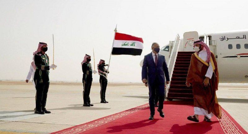  واکنش معنادار بن‌سلمان در استقبال از نخست وزیر عراق+ویدیو