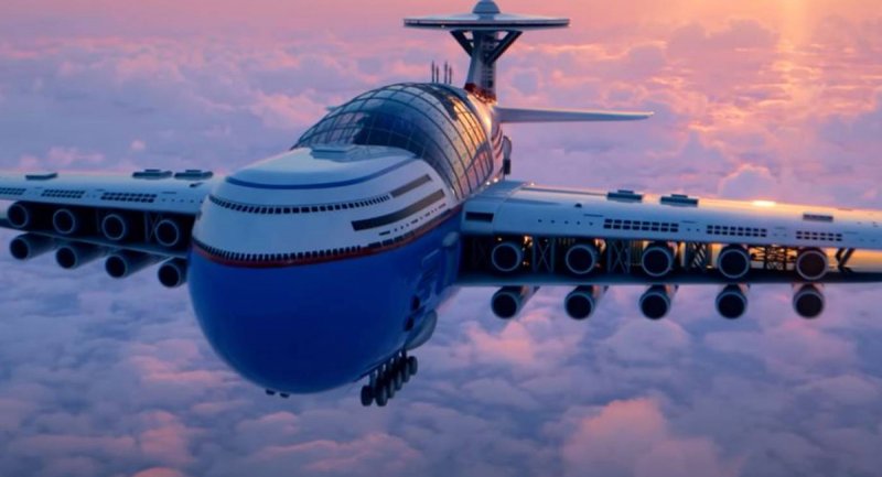 هتل هوایی مجلل بر فراز ابرها! + ویدیو