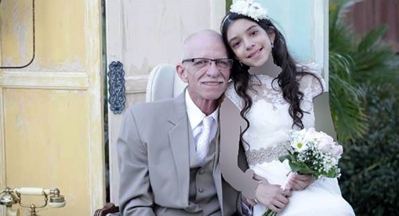 تلخ ترین مراسم ازدواج دختر 11 ساله با پدرش + تصویر