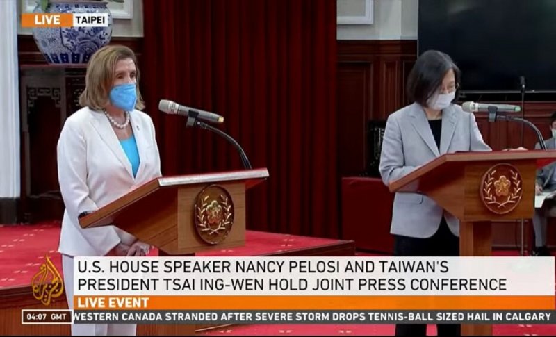 نانسی پلوسی مدعی شد: کنگره آمریکا متعهد به حفظ امنیت تایوان است