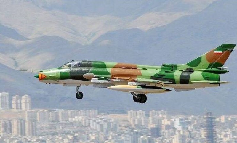 وقوع سانحه برای یک فروند هواپیمای سوخو ۲۲ در شیراز