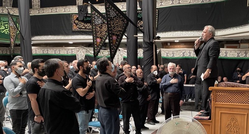 ویدئویی از عزاداری عاشورای حسینی در بازار طلا و جواهر تهران