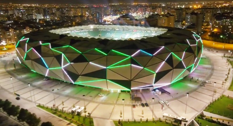 استادیوم فوق مدرن قونیه؛ ورزشگاهی که تنها طی ۱۸ ماه ساخته شد + ویدیو