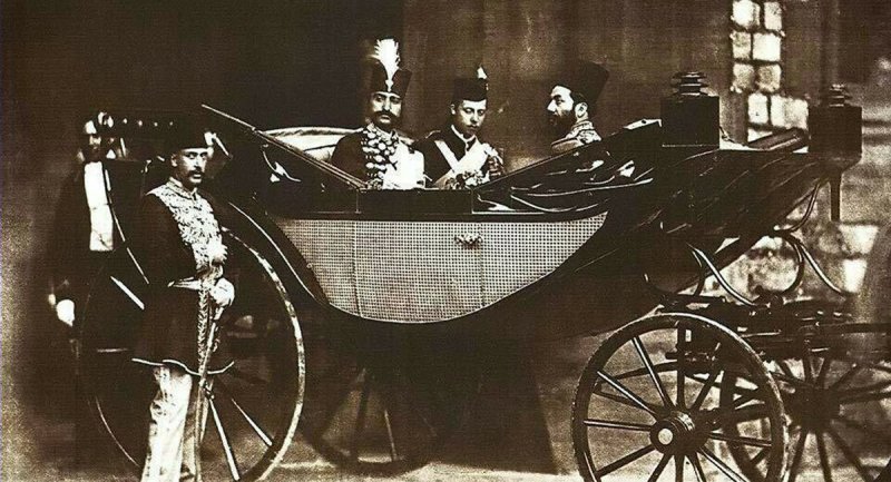 تصویر دیده نشده از اولین سفر ناصرالدین شاه قاجار به اروپا + عکس