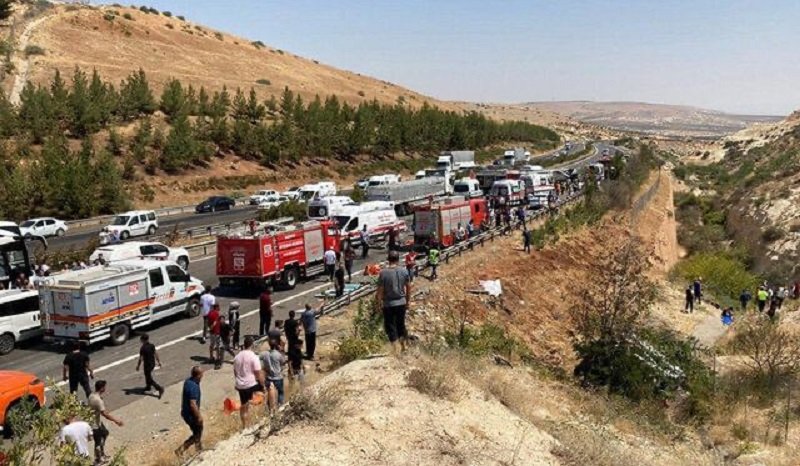 تصادفی مرگبار با 30 کشته و 45 مجروح در ترکیه + فیلم