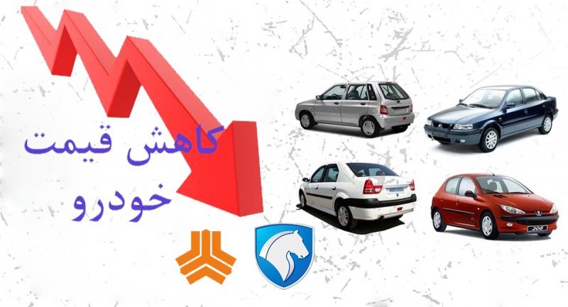 سقوط آزاد قیمت خودرو‌های ایران خودرو و سایپا / خودروهای چینی نیز ریزشی شد