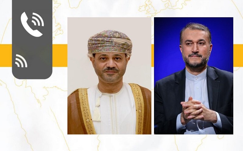 بررسی آخرین روند مذاکرات وین در گفت‌وگوی تلفنی وزرای خارجه ایران و عمان