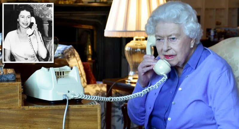 عادت عجیب ملکه الیزابت در هنگام استفاده از تلفن! + تصاویر