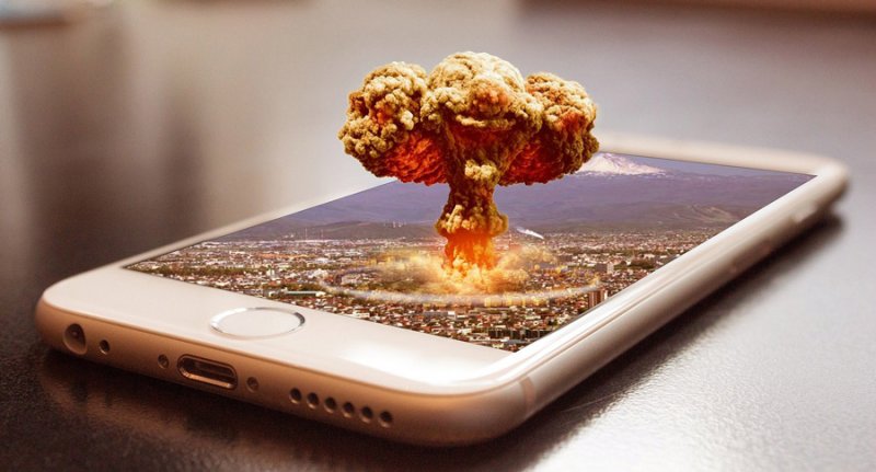 علائم هشدار دهنده اولیه انفجار تلفن همراه