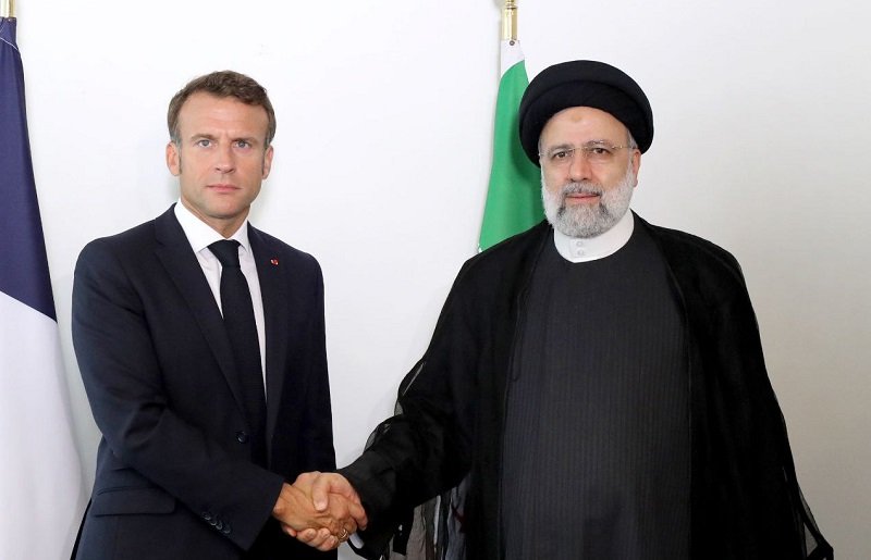 روسای جمهور ایران و فرانسه دیدار و گفتگو کردند 