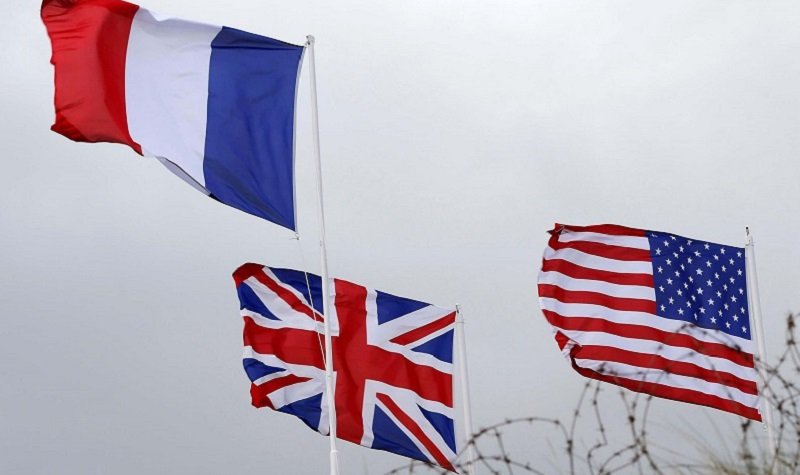 بیانیه آمریکا، انگلیس و فرانسه در تاکید بر حمایت بی پایان از اوکراین