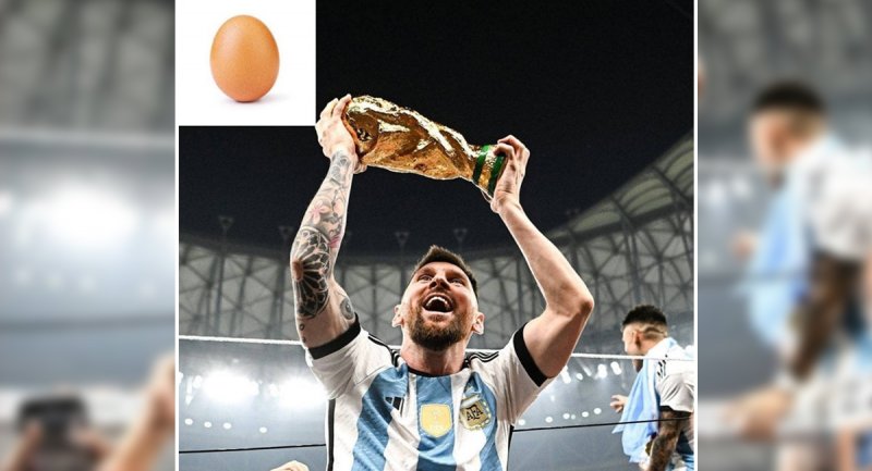 مسی رکورد تخم مرغ معروف را هم شکست + تصویر