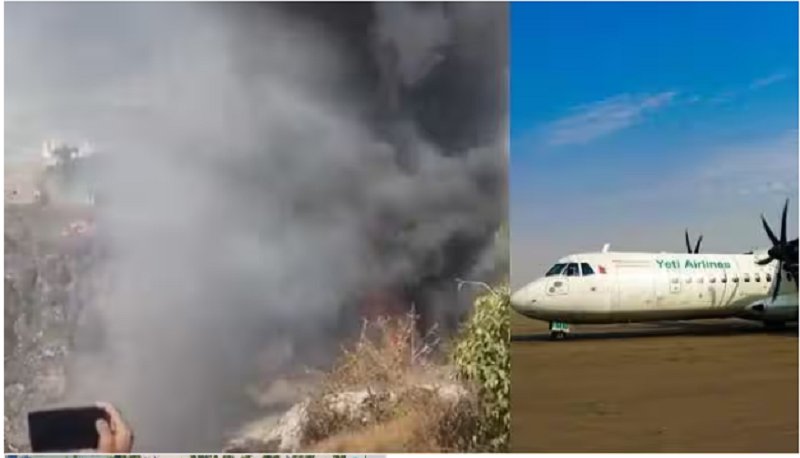 سقوط یک هواپیمای مسافربری با ۷۲ سرنشین + فیلم