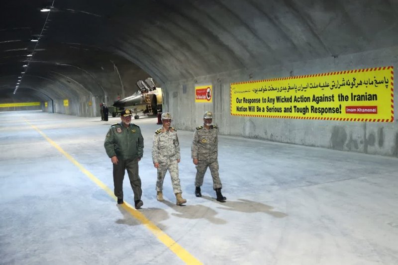 اولین تصویر از پایگاه زیرزمینی نیروی هوایی ارتش+ تصاویر