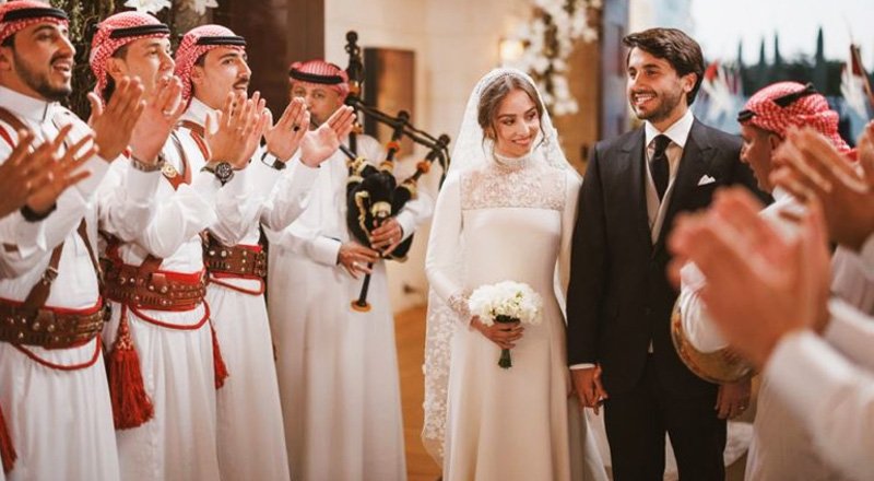 عروسی فوق لاکچری دختر پادشاه اردن با سرمایه دار مشهور را تماشا کنید + ویدیو و تصاویر