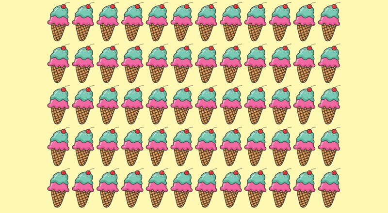 تیزبینی خود را با انتخاب بستنی متفاوت امتحان کنید + پاسخ