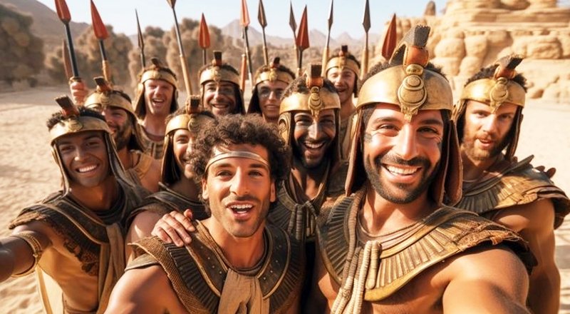شگفت انگیز ترین سلفی های تاریخ؛ از غارنشینان تا سربازان فرعون! +تصاویر