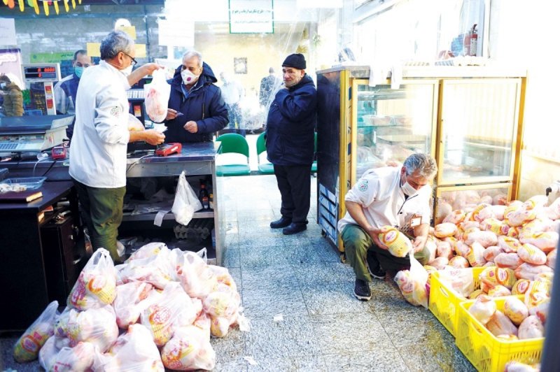 قیمت مرغ گرم در بازار